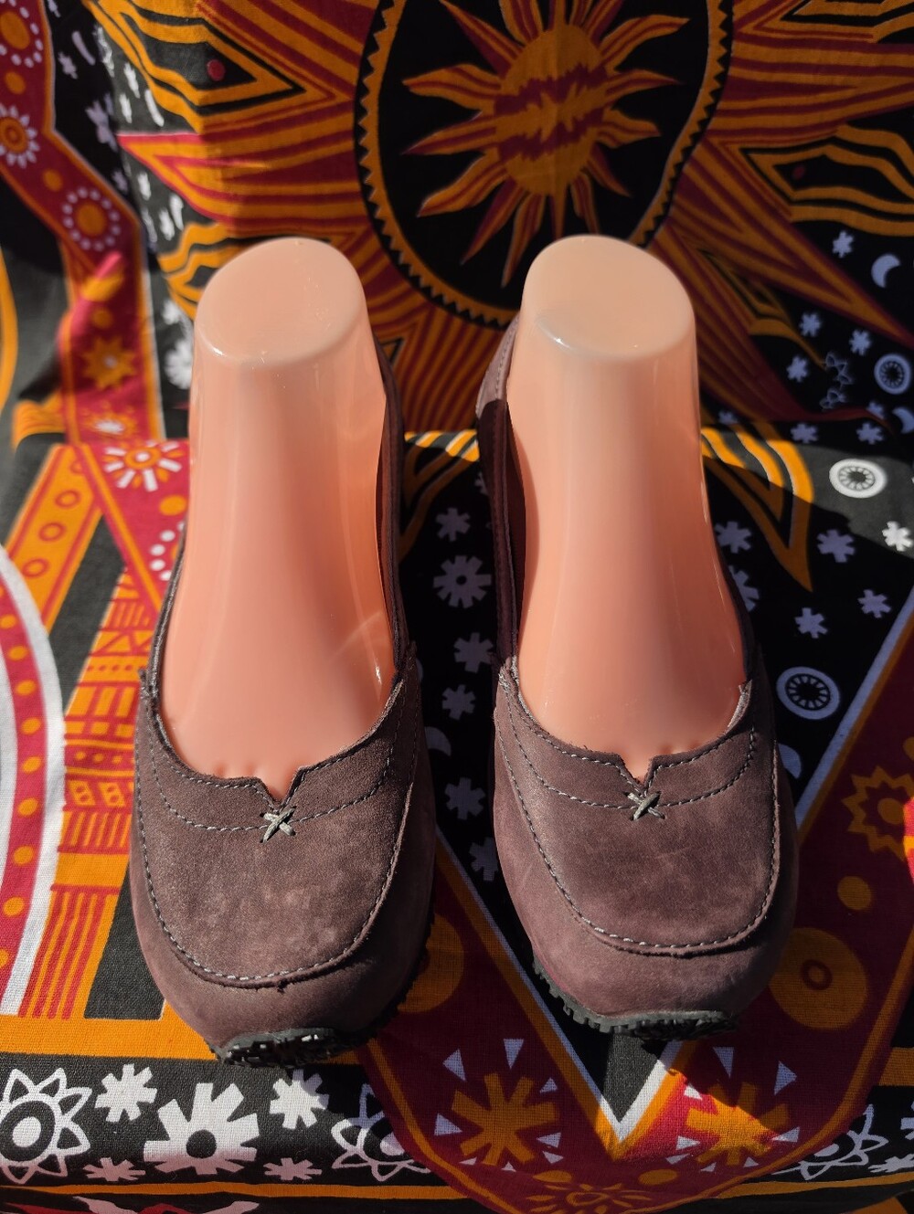 NWOT Eddie Bauer Women’s 8 Brown Suede Driving Loafers Moccasin Flats